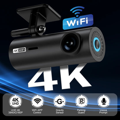 Dash Cam 4K Wifi Camera for Car Dashcam 24h Parking Monitor Dvr Para Coche Mini Kamera Samochodowa Rejestrator Video Registrator