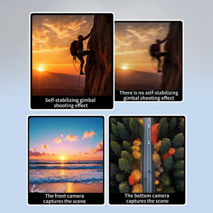 F204 New Original Upgrated RC Drone with 8k professional HD camera 5G WiFi Brushless laser barrier avoidance Folding quadcopter