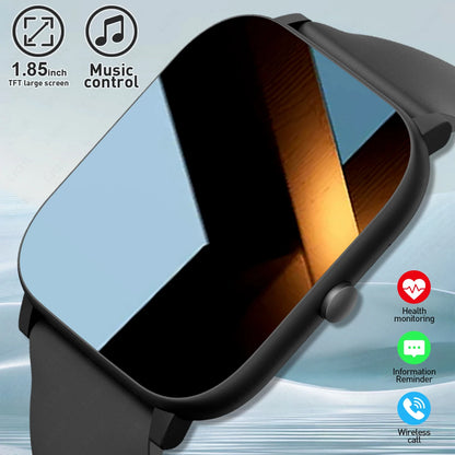 LIGE 2025 Smart Watch Men 1.85'' Screen Lady Gift Sports Fitness Watches Bluetooth Calling Digital Wristwatch For Android Phone