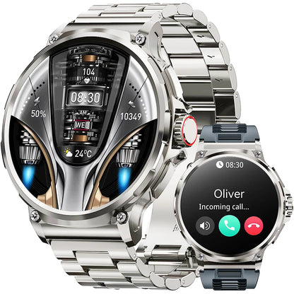 Smart Watch Men Fashion Sport Edition IP68Waterproof Fitness Tracker Man Classic Black Stainless Answer/Make Calls Smart Watches