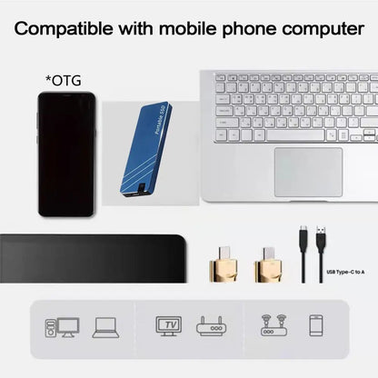 High Speed Portable SSD 1TB External Hard Drive Hard Drive External Expansion High Speed Transmission Back up Hard Drive