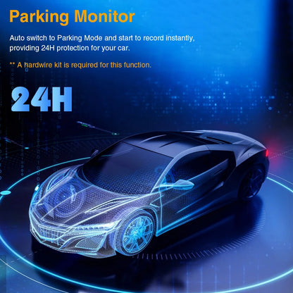 Dash Cam for cars 1080P 3-Lens car camera Night Vision Loop Recording wide angle Car DVR Came Front And Inside Car Dash Recorder
