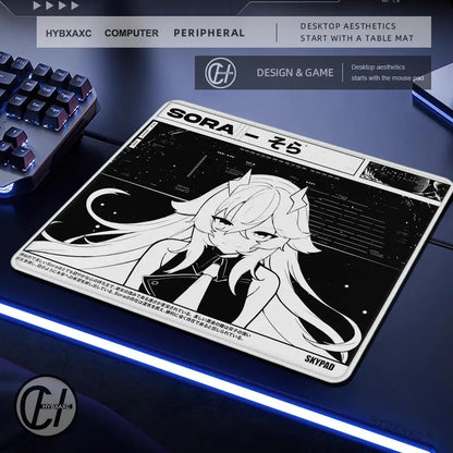 Large Gaming Mouse Pad Customizable Pattern Upgraded Smooth FPS Esports Office Gaming Desk Mat Gaming Accessories Rubber Mats