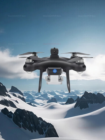 New KY102 Remote Control Drone With 8K HD Dual Cameras 360°Obstacle Avoidance Brushless Motors Screen Aerial Photography RC Toy