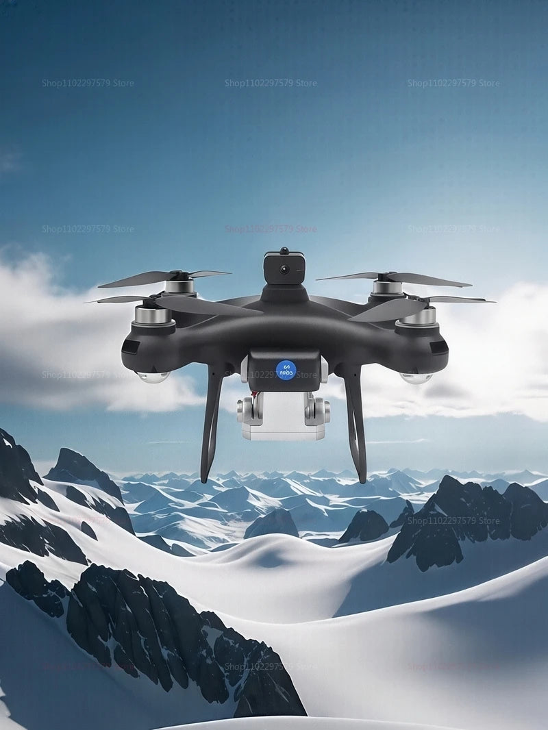 New KY102 Remote Control Drone With 8K HD Dual Cameras 360°Obstacle Avoidance Brushless Motors Screen Aerial Photography RC Toy