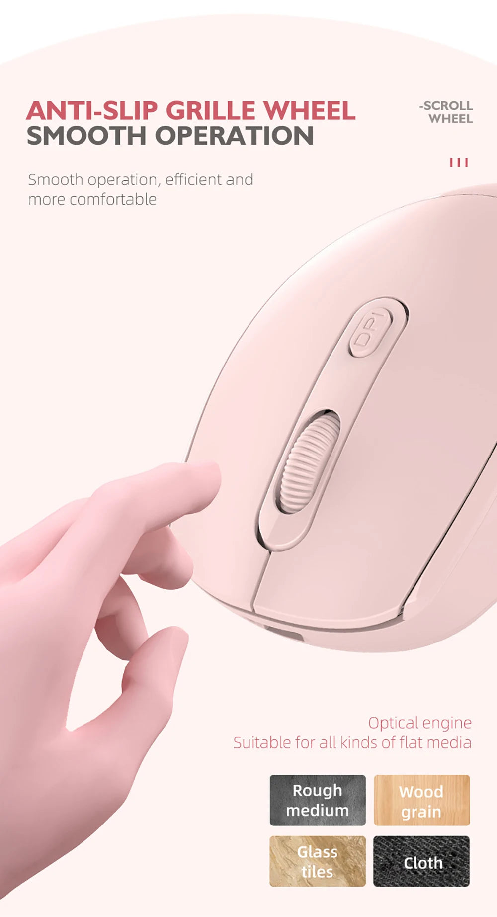 Wireless Silent Mouse Suitable For Business Office Esports Games Bluetooth 5.2 2.4G Dual Mode Mice Ergonomics Rechargeable Mouse