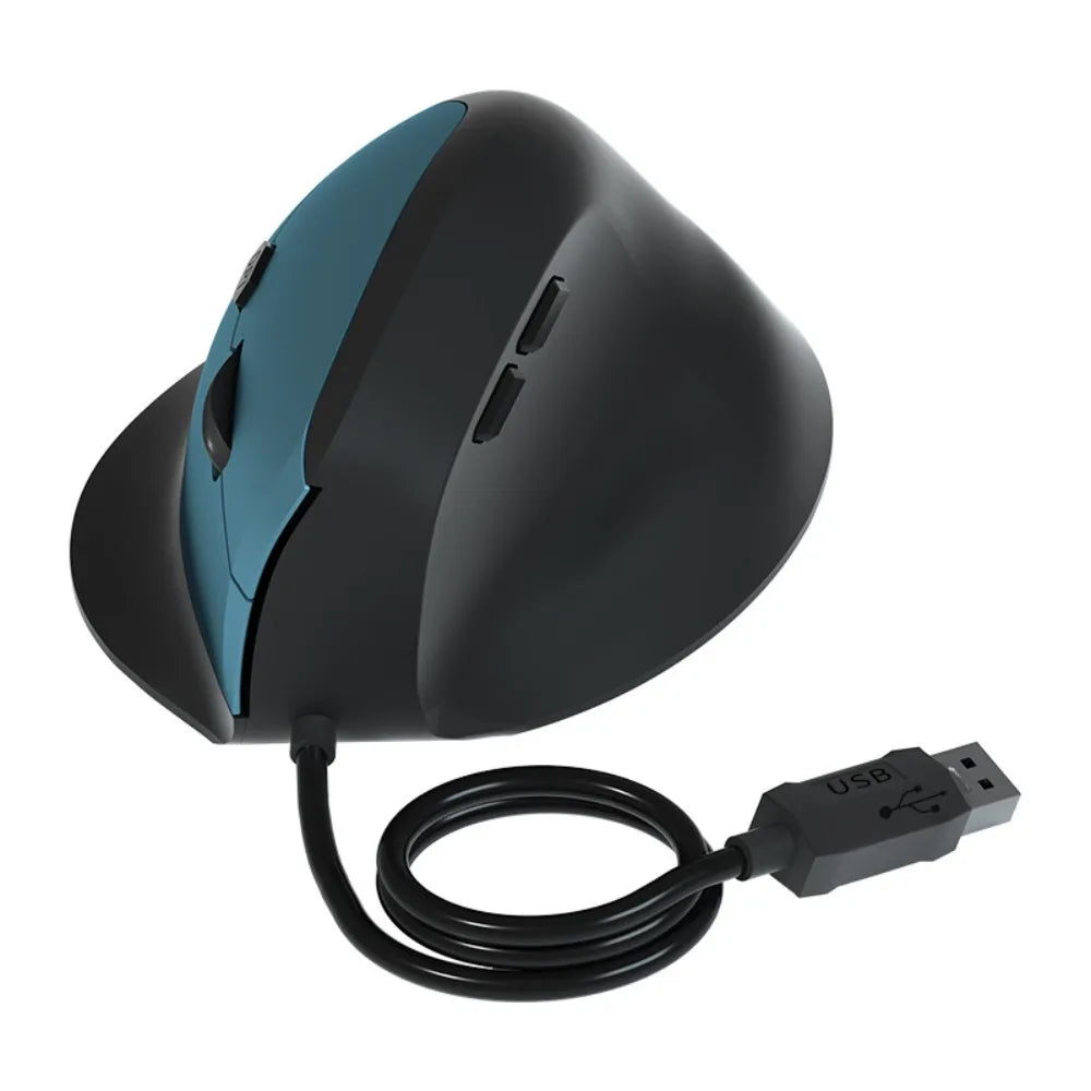 2.4G Vertical Mouse 6 Mute Buttons 800/1200/1600DPI Ergonomic Optical Mouse Comfortable Keysensitive Gaming Mice Office