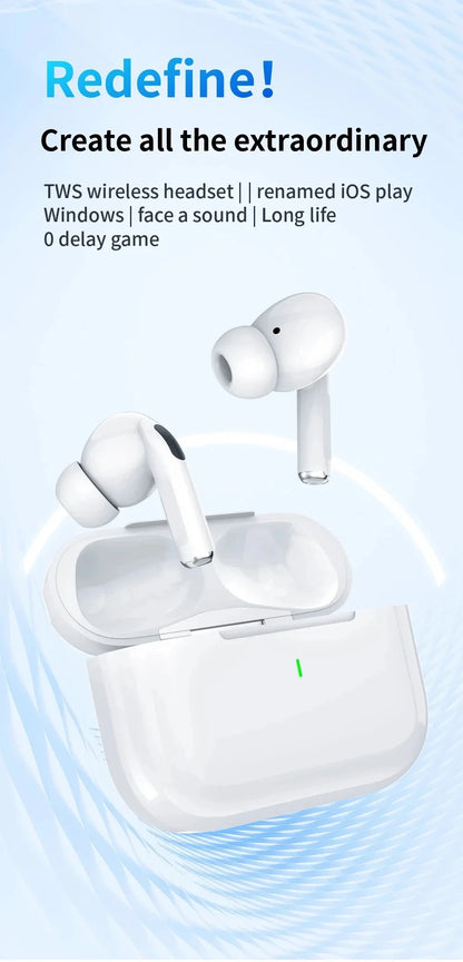 For Original Air Pro5 TWS Max Wireless Bluetooth Earphones In Ear Earbuds Sport Noise Cancelling Headset For iPhone Android