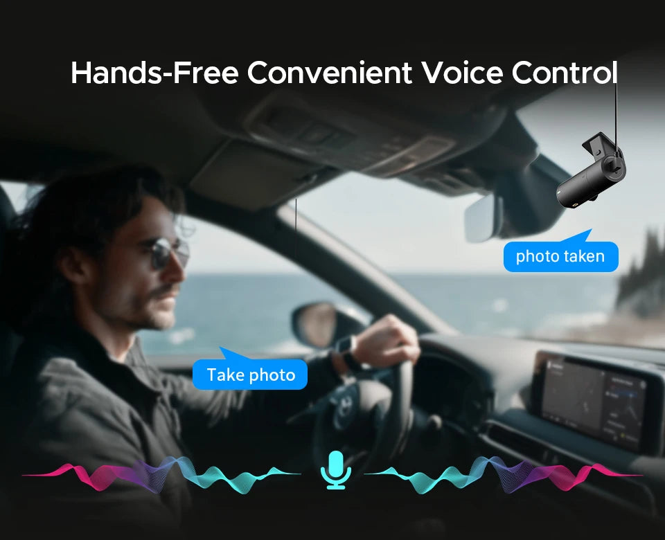 Dash cam KAWA D6 3K Video Recorder Car Dash Camera for AUTO, Car DVR Voice Control,Night Vision Dashcam 2025 New