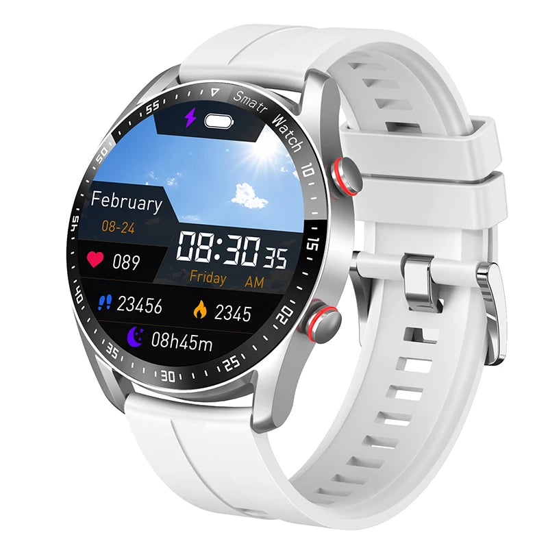 2025 New Bluetooth Call Smartwatch Men's Sports Fitness Waterproof Watch Heart Rate Full Touch Screen GT Series Smart Watch
