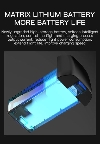 8K HD dual camera GPS drone gimbal 360 ° laser obstacle avoidance brushless quad-axis foldable aircraft