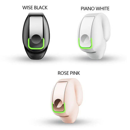 Ear-Clip Wireless Headsets TWS Bass Music Earring Bluetooth 5.3 Earphones Single Sport Headphone With Mic Touch Business Earbud