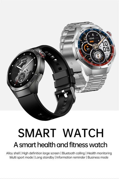 2025 Brand New Watch 5 Smartwatch Real AMOLED HD Screen 360*360 Heart Rate Bluetooth Call Waterproof Men Smart Watch Android IOS