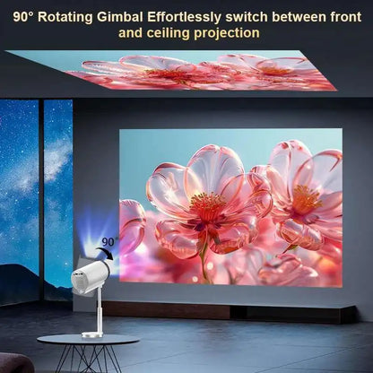 Touyinger X9 Pro Mini Portable Projector 4K Beamer full hd Android 13 Video Led projector  for Movies 3D Beam Home Theater