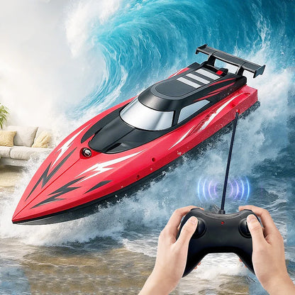 High Speed Remote Control Boat | Dual Motor Waterproof - Boy Toys
