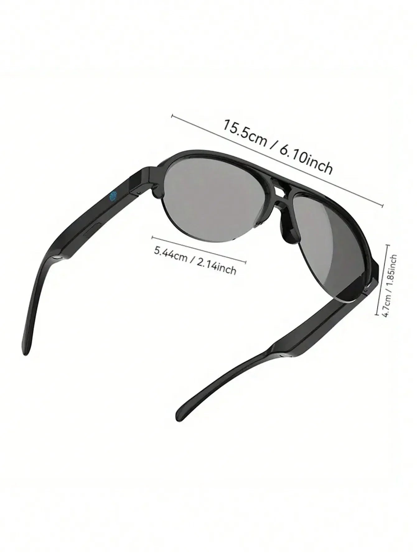 V5.3 Smart Wireless Glasses - Touch HD Lens, High Fidelity Audio, Wireless Call and Music, Rechargeable Battery, Outdoor Sports