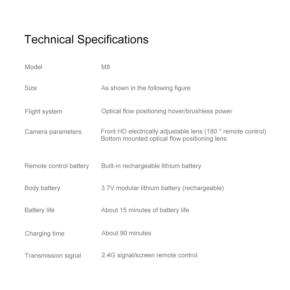 For Xiaomi M8 Drone 4K Professional Dual Camera with Screen 5G WIFI FPV Dron Brushless Optical Flow Hover Folding GPS Quadcopter