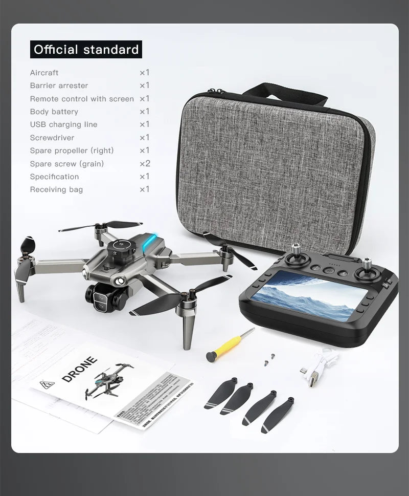 Professional SG109 MAX GPS Drone 8K Camera Aerial FPV Brush Avoiding Obstacle with Large Screen Remote Control Folding Dron