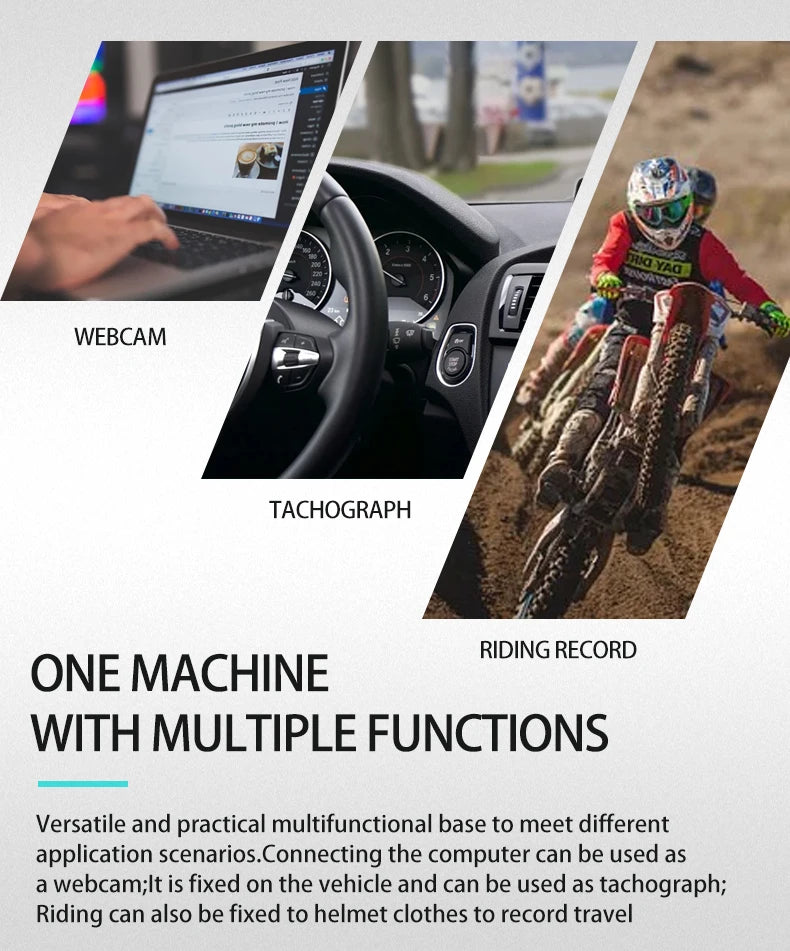 1080P HD Portable Sports Mini Camera with Hotspot WiFi Waterproof Camera, Motorcycle and Bike Camera Anti Shake Outdoor Sports