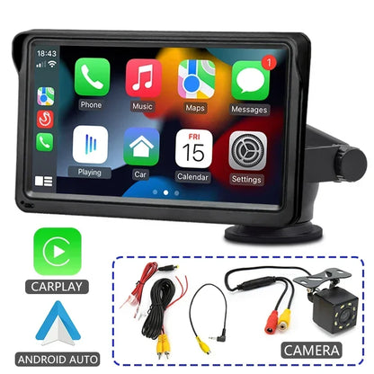 Wireless CarPlay Android Auto Car Radio Multimedia Video Player 7" Touch Screen With AUX