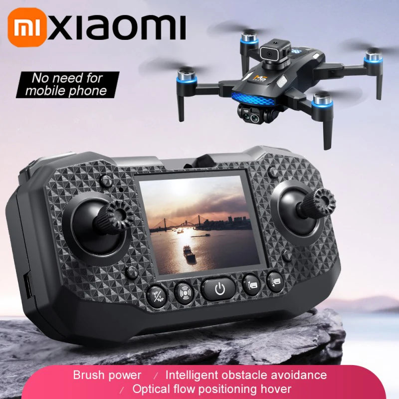 Xiaomi M6 RC Drone 8K Aerial HD Dual Camera 5G WIFI Intelligent Obstacle Avoidance With Screen GPS Ruturn Brushless Power Drone