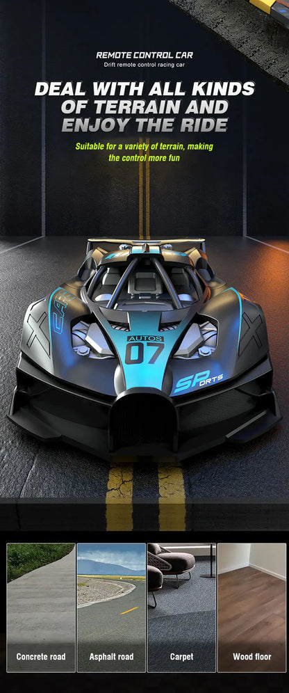 Rc Car 4Ch High-Speed Remote Control Drift Racing Car Electric Sportscar Toy Vehicle Model Toys for Boys Kids Birthday Gift