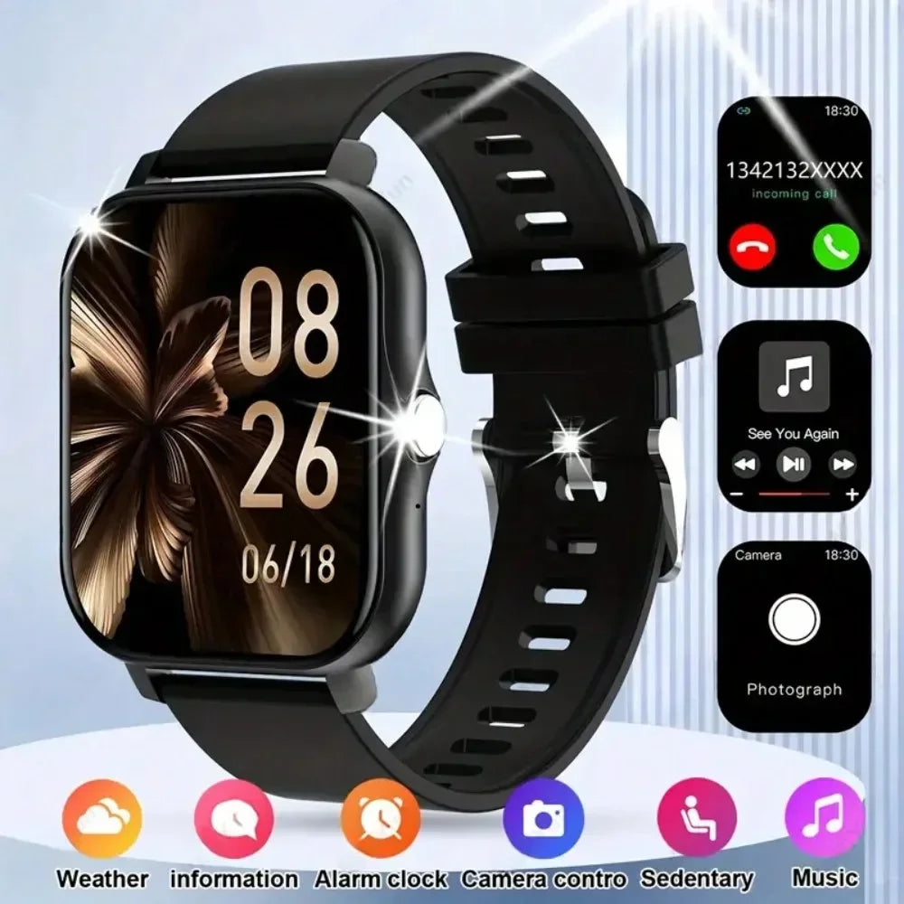 2025 Smart Watch 1.83'' Touch Screen - Bluetooth Calls, Heart Rate/Sleep Monitor, 50 Sports Modes, Waterproof