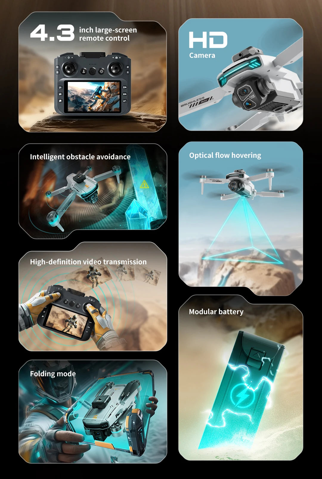 2025 New MIJIA V88 Drone 8K  HD Dual Camera Profesional 180° Electric Adjustable GPS Positioning Obstacle avoidance Bushless UAV