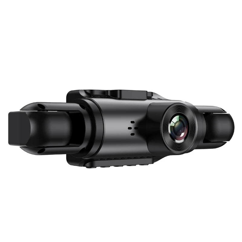 Dashcam Car Front and Rear 1080P 2inch IPS4-Channel Recording Video Recorder Car 4 Cameras Night Vision Recorder Black Box