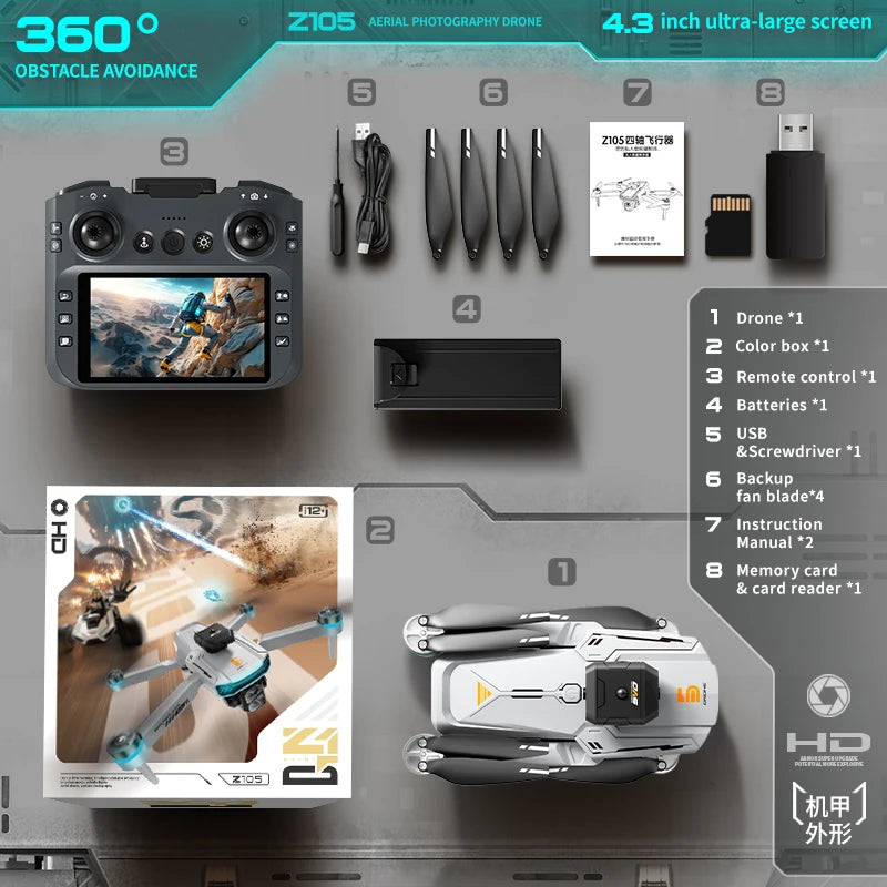 2025 New MIJIA V88 Drone 8K  HD Dual Camera Profesional 180° Electric Adjustable GPS Positioning Obstacle avoidance Bushless UAV