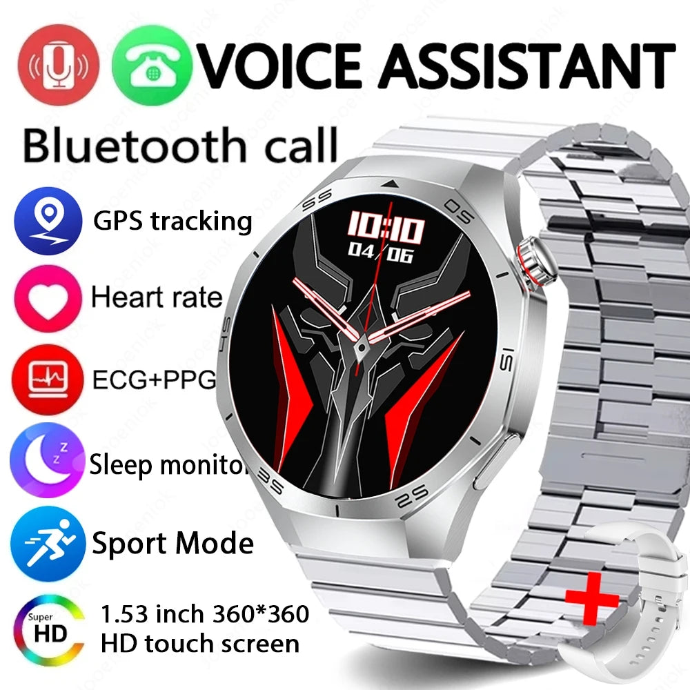 2025 Brand New Watch 5 Smartwatch Real AMOLED HD Screen 360*360 Heart Rate Bluetooth Call Waterproof Men Smart Watch Android IOS
