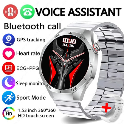2025 Brand New Watch 5 Smartwatch Real AMOLED HD Screen 360*360 Heart Rate Bluetooth Call Waterproof Men Smart Watch Android IOS