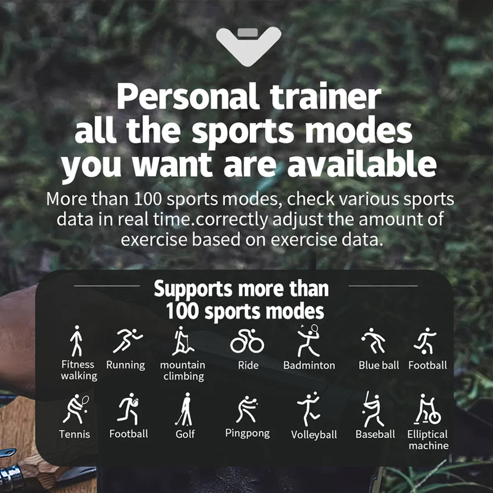 2.1 Inch AMOLED HD Screen Smartwatch Men Compass GPS Outdoor Sports Health Monitoring 1ATM Waterproof Bluetooth Call Smart watch