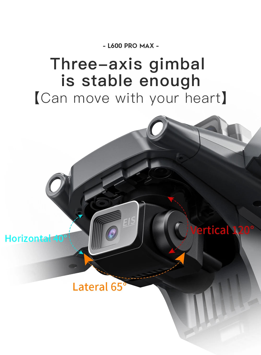 L600-1/L600 PRO MAX Remote control drone with screen Dual camera 4K Professional dron with camera GPS FPV quadcopter 3KM flight