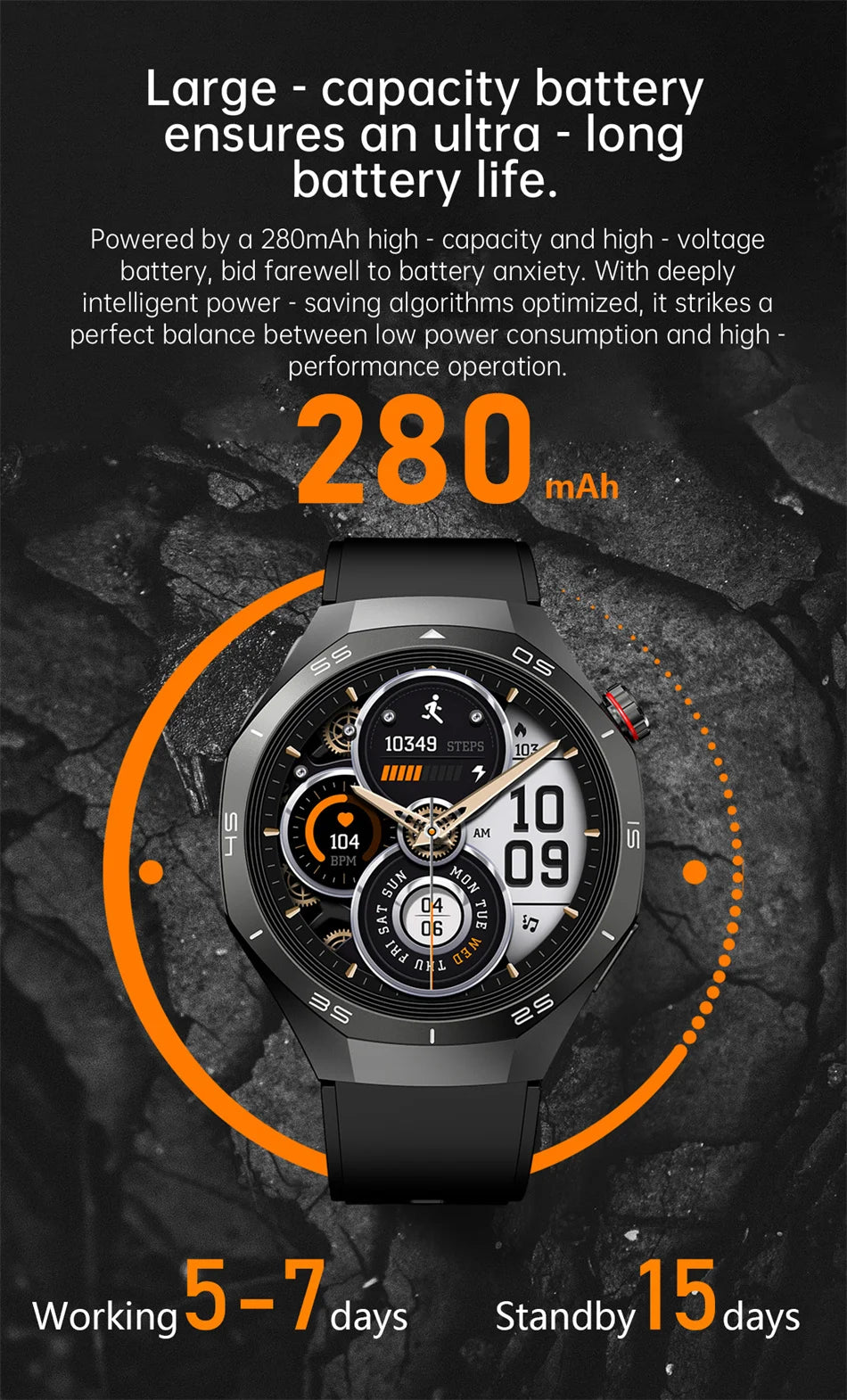 2025 Brand New Watch 5 Smartwatch Real AMOLED HD Screen 360*360 Heart Rate Bluetooth Call Waterproof Men Smart Watch Android IOS