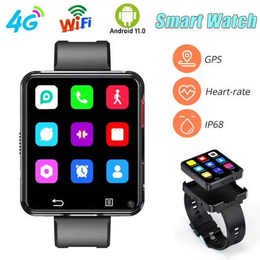 Smart watch Android operating system quad-core processor S998 storage 2.64-inch display dual-camera detachable smart watch