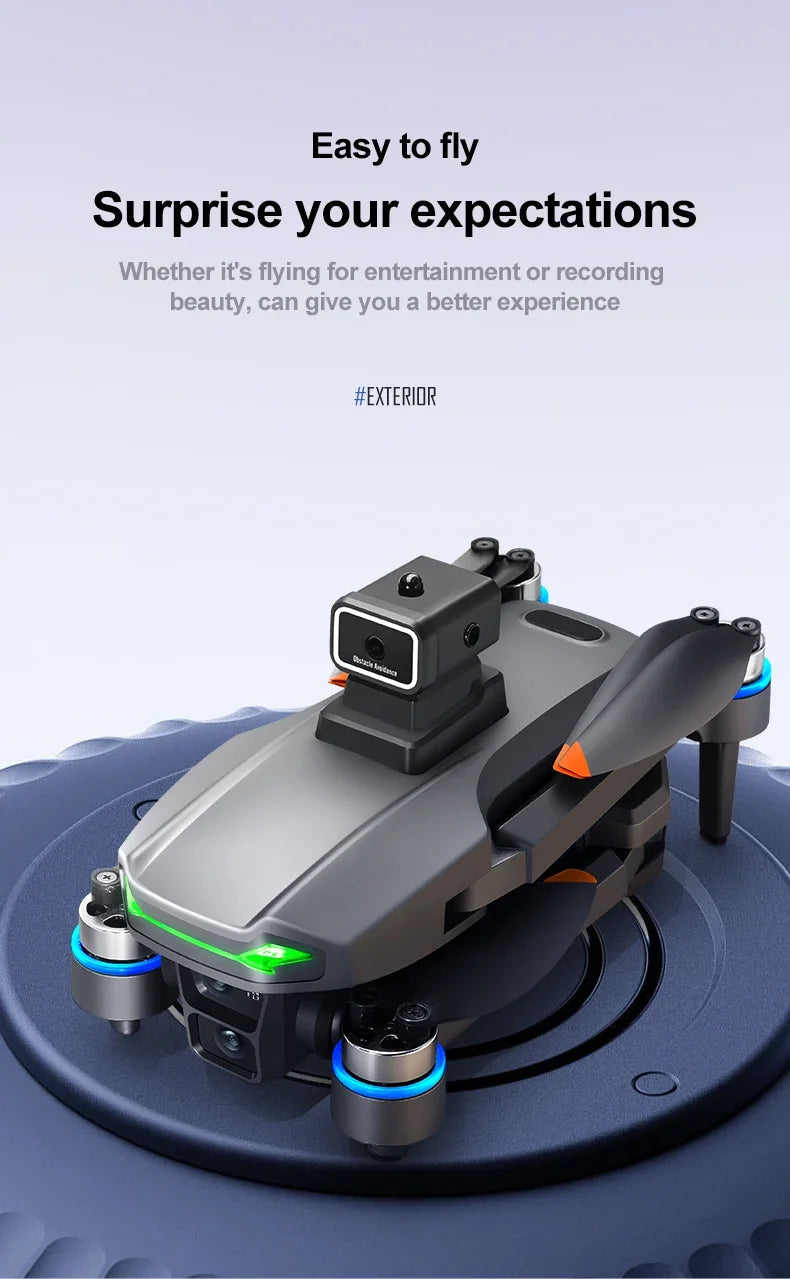 SHOU601PROMAX With Screen GPS Drone Aerial 8K HD Professional Quadcopter Obstacle Avoidance Brushless Remote Control Aircraft