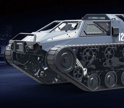 JJRC C8812 / C8812 MAX RC Car Full Scale Tracked Tank Simulation 2.4G Remote Control Car Drift LED Light Off-Road RC Toy As Gift