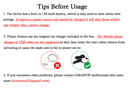 Dashcam for cars 4K UHD Recording Car Camera HDR Night Vision Video Recorder Builtin WiFi 24H Parking Monitoring car accessories