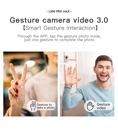 LYZRC L200 PRO MAX Camera Drone 4K Professional 2-Axis PTZ GPS Dron Brushless 360 Obstacle Avoidance 5G WIFI Foldable Quadcopter