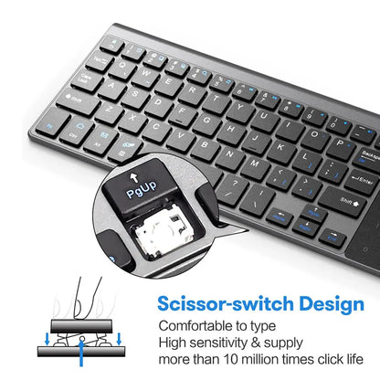 Portable Thin Numeric Keyboard 2.4Ghz Wireless  Keypad With Number Touchpad For Tablet Desktop Laptop PC Dropshipping