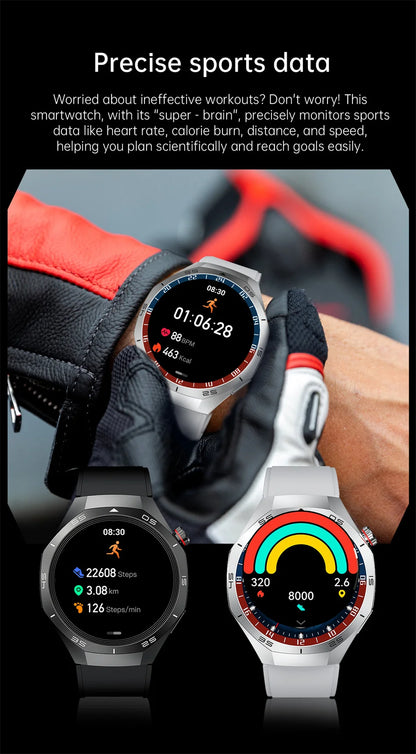2025 Brand New Watch 5 Smartwatch Real AMOLED HD Screen 360*360 Heart Rate Bluetooth Call Waterproof Men Smart Watch Android IOS