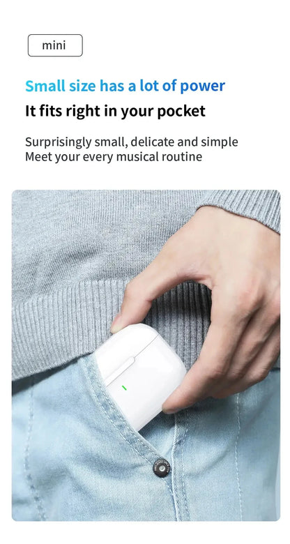 For Original Air Pro5 TWS Max Wireless Bluetooth Earphones In Ear Earbuds Sport Noise Cancelling Headset For iPhone Android