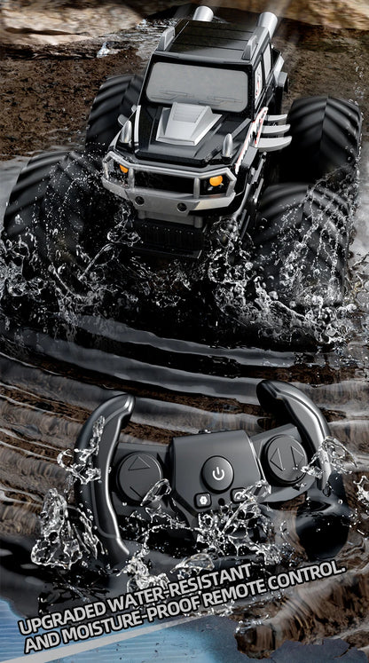 KBDFA Q215 Amphibious RC Car 2.4G 4WD Remote Control Truck Climbing Off Road Waterproof Armored Vehicles Kid Toys Gift