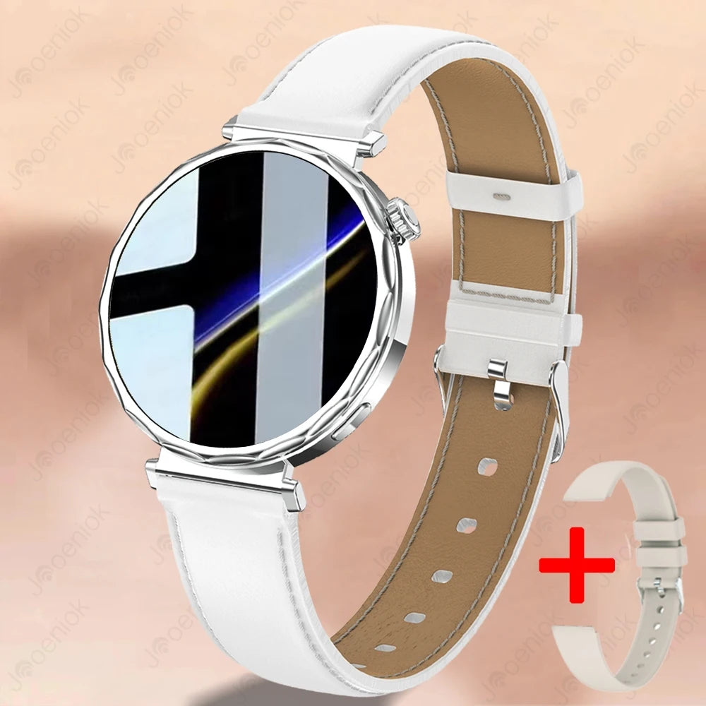 Fashion Women Bluetooth Call Smart Watch Watch AMOLED HD Screen Health Monitoring Waterproof Smartwatches 2025 New Android IOS