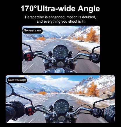 5K Action Camera 2.0'' Touch Screen 170° 30M Waterproof 5X Zoom WiFi Sport Camera With 2 in 1 Remote Control