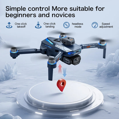 GT8 Drone 8K HD Dual Cameras FPV 5G WiFi GPS Brushless Motor Intelligen Obstacle Avoidance Foldable Quadcopter Toy Gift RC 3000M
