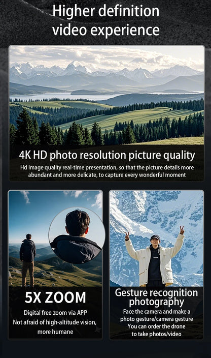 AE3 PRO Max NEW LCD SC GPS Drone 8K Dual Camera 5G Wifi FPV 3-Axis Gimbal Professional Obstacle Avoidance Quadcopter RC Dron Toy