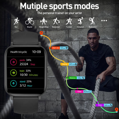 LIGE 2025 Smart Watch Men 1.85'' Screen Lady Gift Sports Fitness Watches Bluetooth Calling Digital Wristwatch For Android Phone