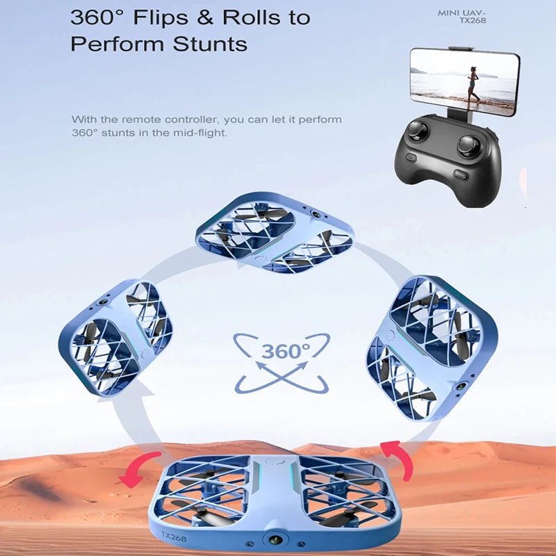 Xiaomi H107 Drone Mini Pocket Small Quadcopters Remote Control Helicopter 4K 8K With HD Camera Fpv Drones Christmas Gift For Kid